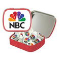 Small Red Mint Tin Filled with Printed Mints